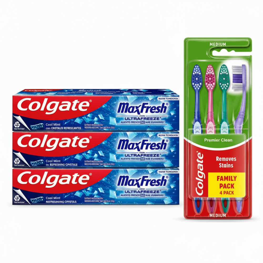 Colgate MaxFresh Family Oral Care Bundle