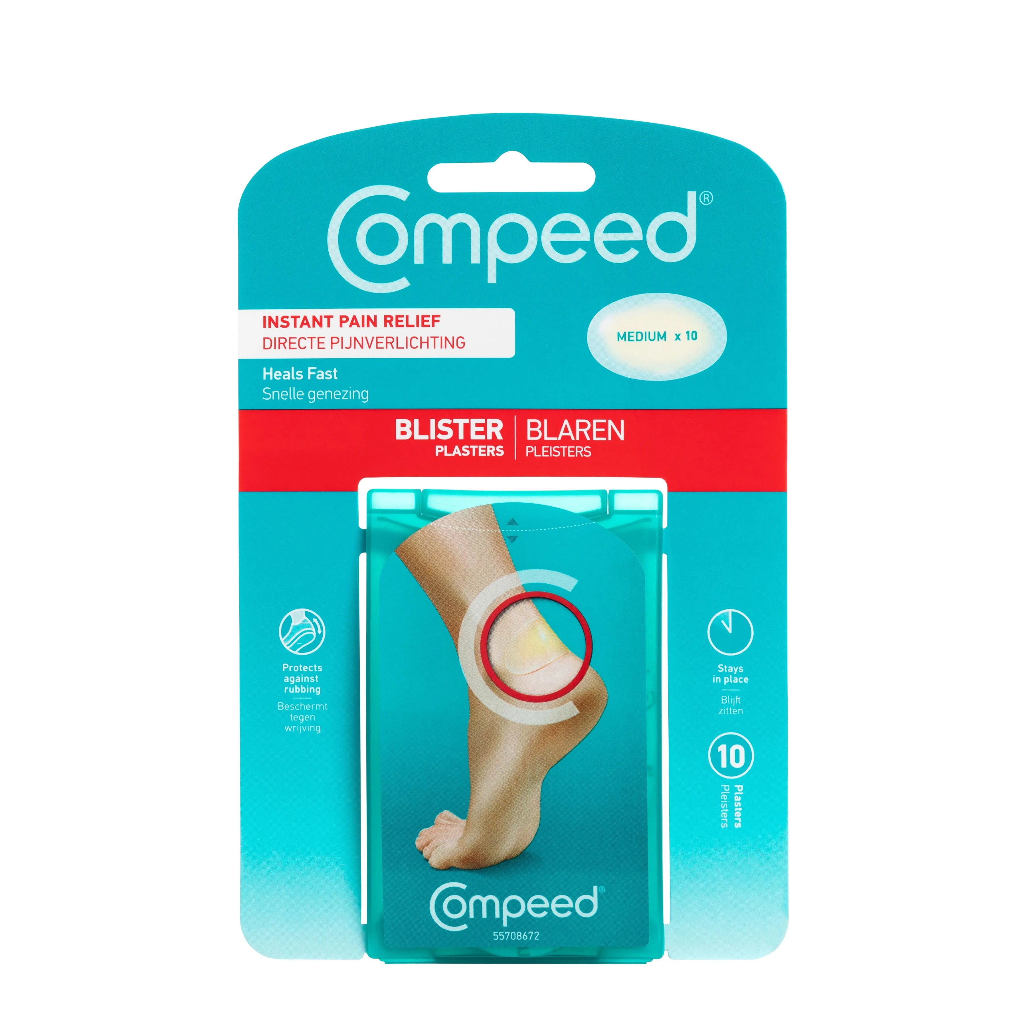 Compeed Blister Relief Plasters Medium - 5/10 Pack