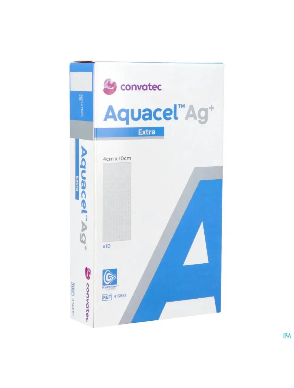 Convatec Aquacel Ag+ Extra Dressings 4cm x 10cm - 10 Pack