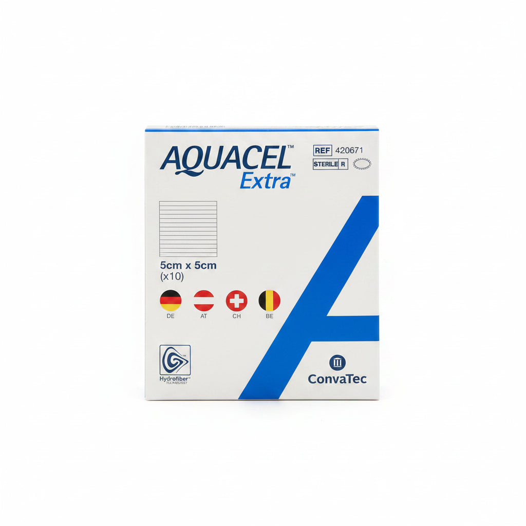 Convatec Aquacel Extra Dressings 5cm x 5cm - 10 Pack