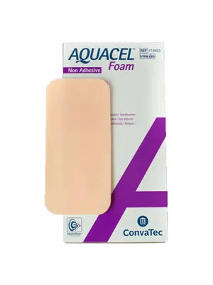 Convatec Aquacel Foam Non Adhesive Dressings 10cm x 20cm - 5 Pack