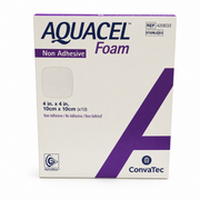 Convatec Aquacel Foam Non Adhesive Dressings 10cm x 10cm - 10 Pack
