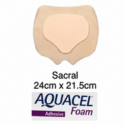 Convatec Aquacel Foam Sacral Shape 24cm x 21.5cm - 5 Pack