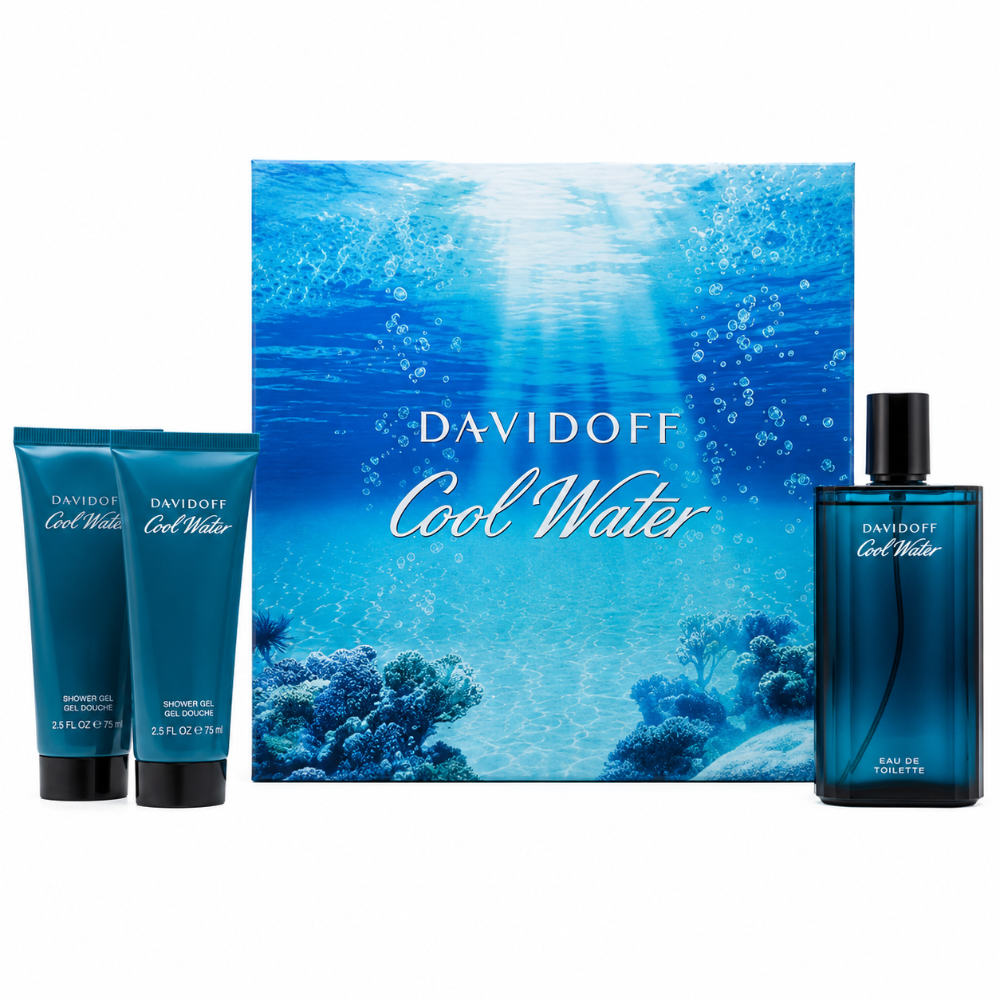 Cool Water Mens 125ml 3pc Gift Set