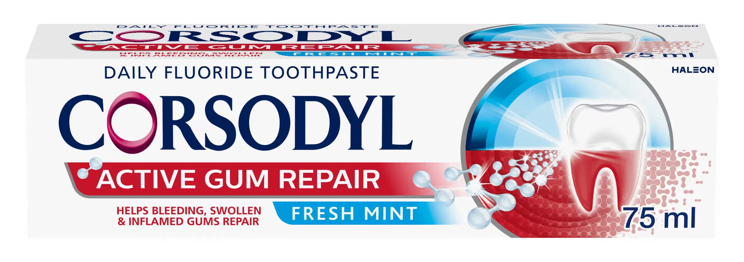 Corsodyl Active Gum Repair Toothpaste - 75 ml
