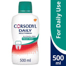 Corsodyl Daily FreshMint Alcohol Free Mouthwash - 500ml
