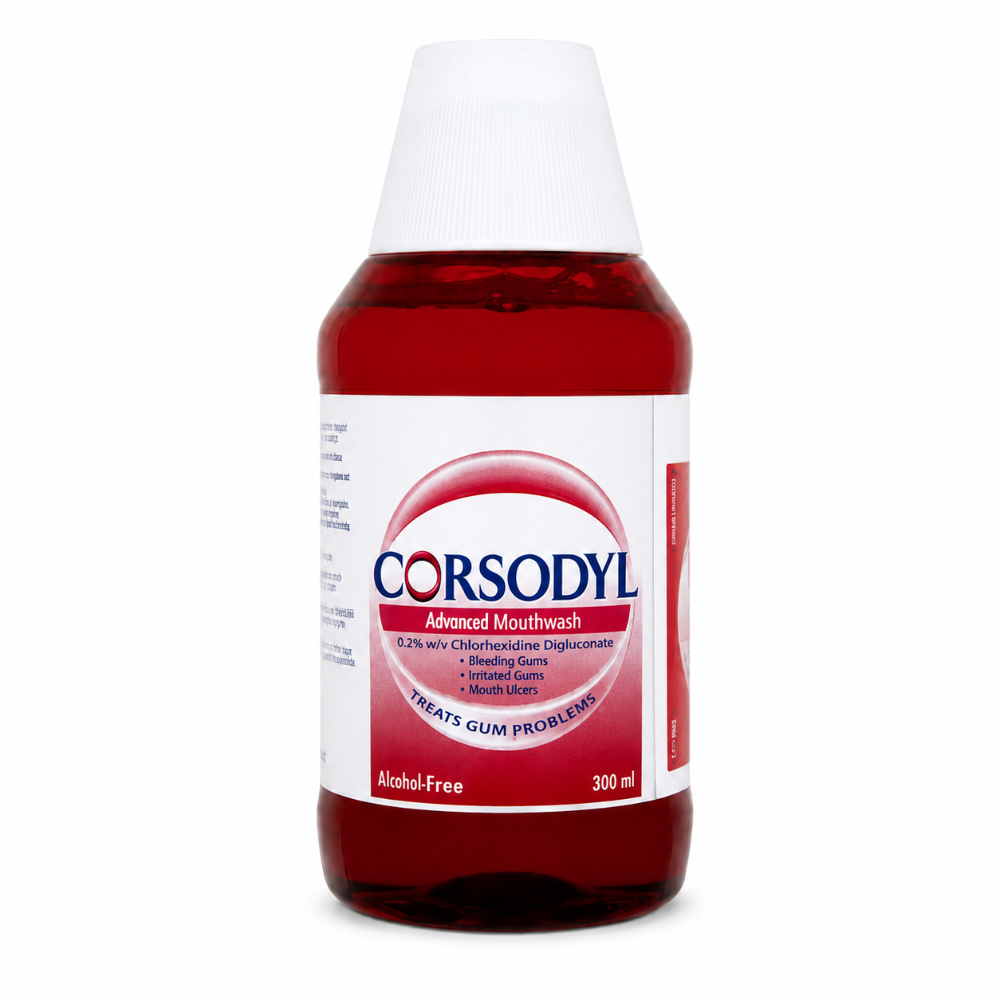 Corsodyl 0.2% Alcohol Free Aniseed Mouthwash - 300ml