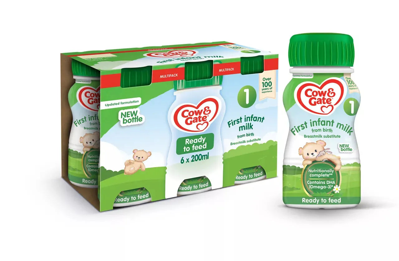 Cow & Gate First Milk Stage 1 - 6 x 200ml