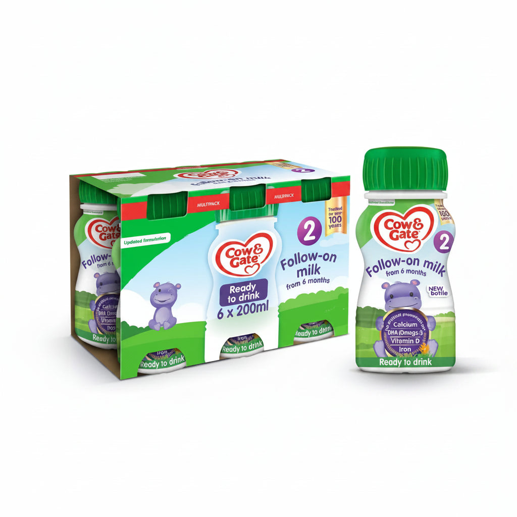 Cow & Gate Follow On Milk Stage 2 - 6 x 200ml