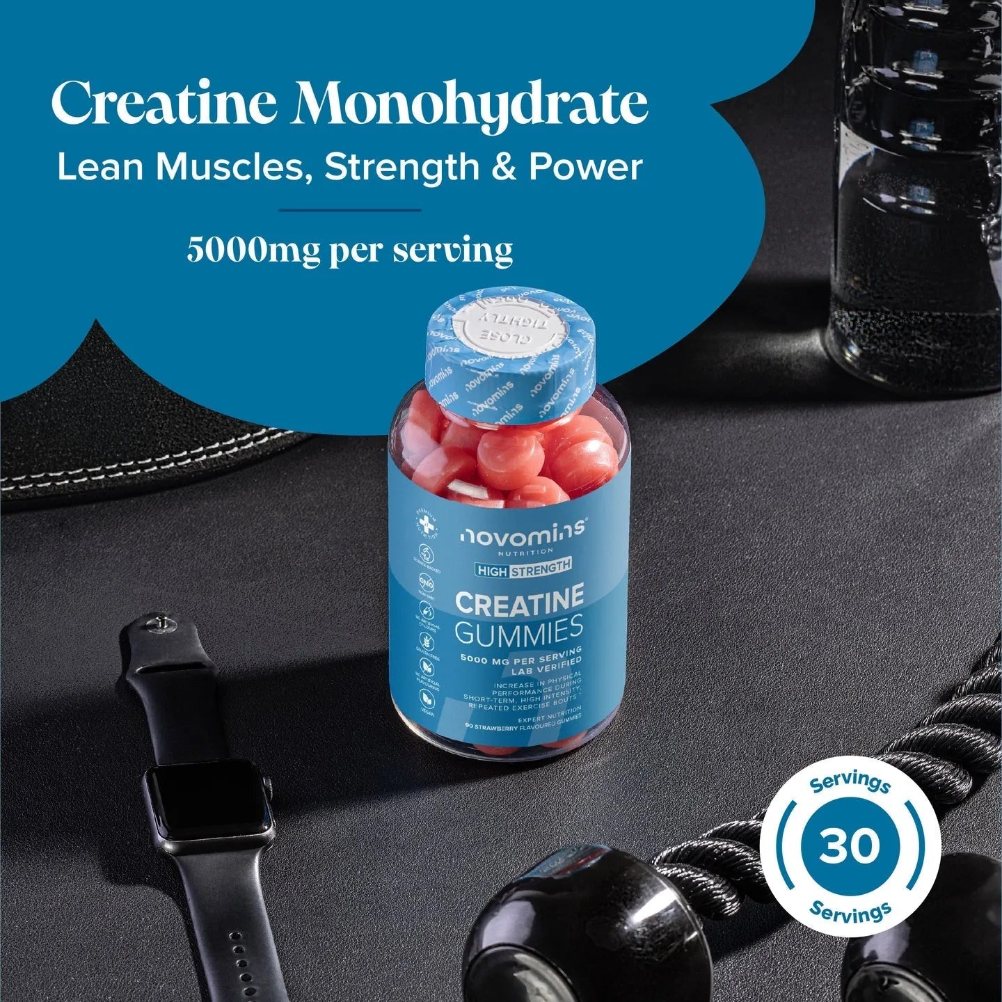Novomins Creatine Gummies - 90 Pack