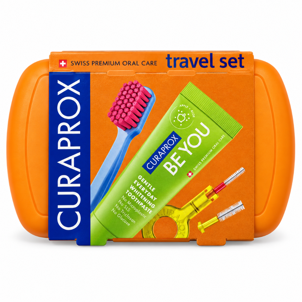 Curaprox Be You Orange Ortho Travel Kit