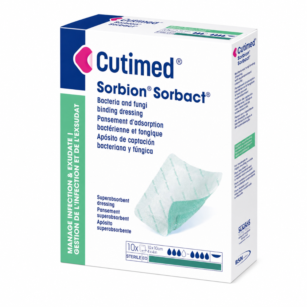 Cutimed Sorbion Sorbact Dressing 10X10cm