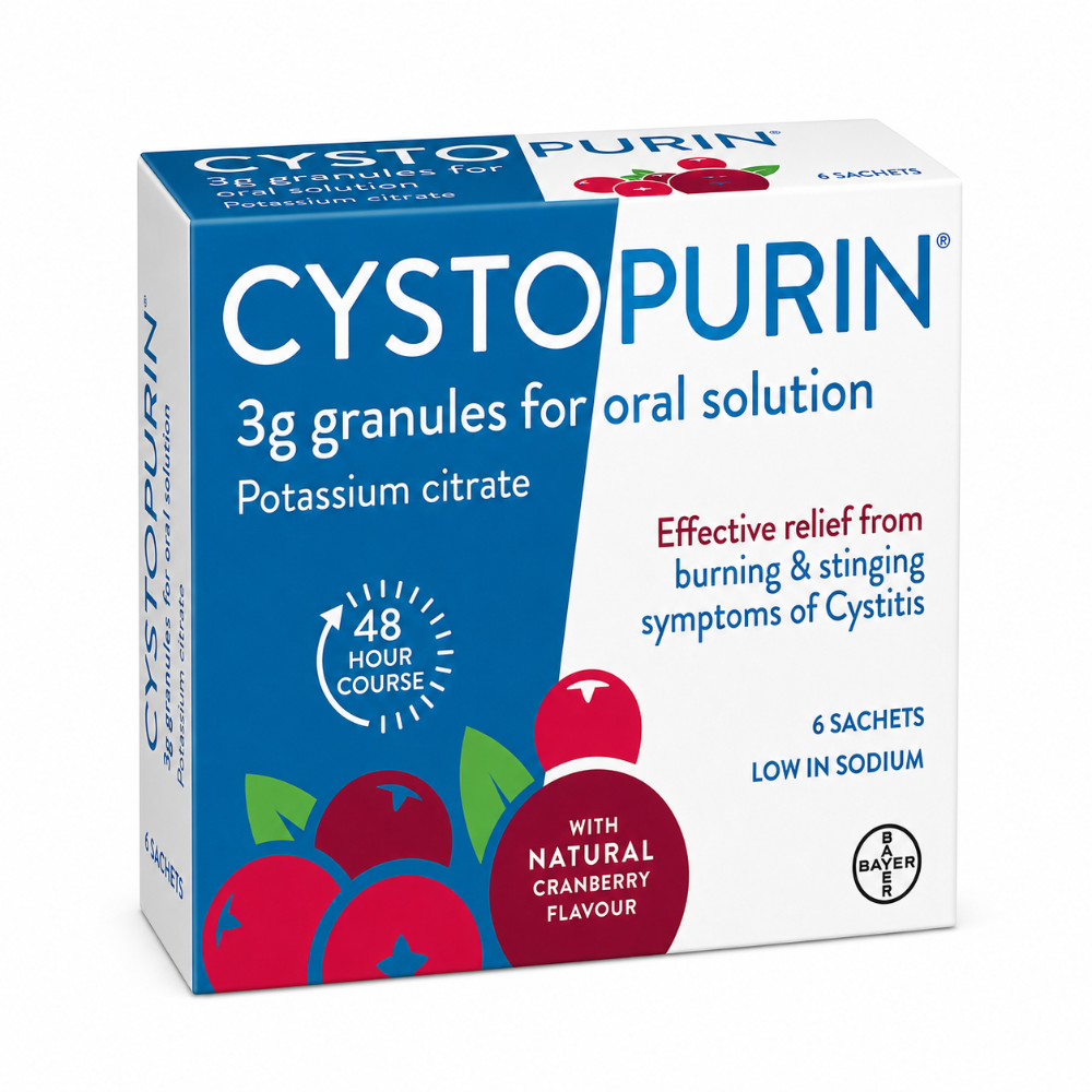 Cystopurin Potassium Citrate Cranberry Sachets - 6 Pack