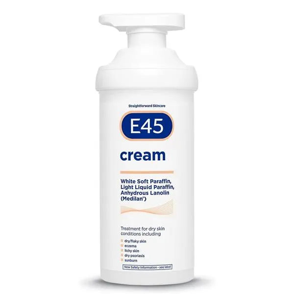 E45 Cream Pump - 500ml