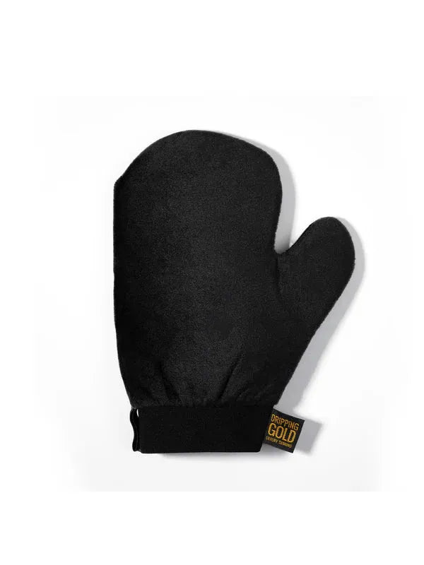 SoSu Dripping Gold Velvet Tanning Mitt