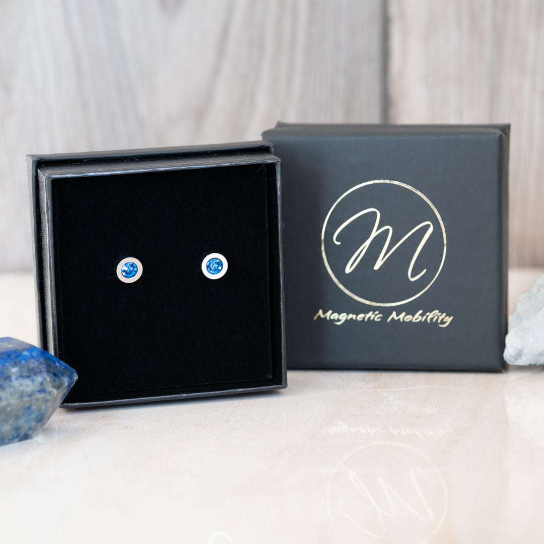 Birthstone Magnetic Stud Earrings