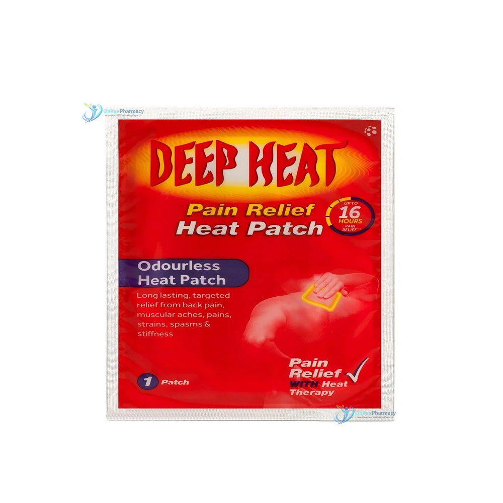 Deep Heat Pain Relief Heat Patch - Single Patch / 4 Pack