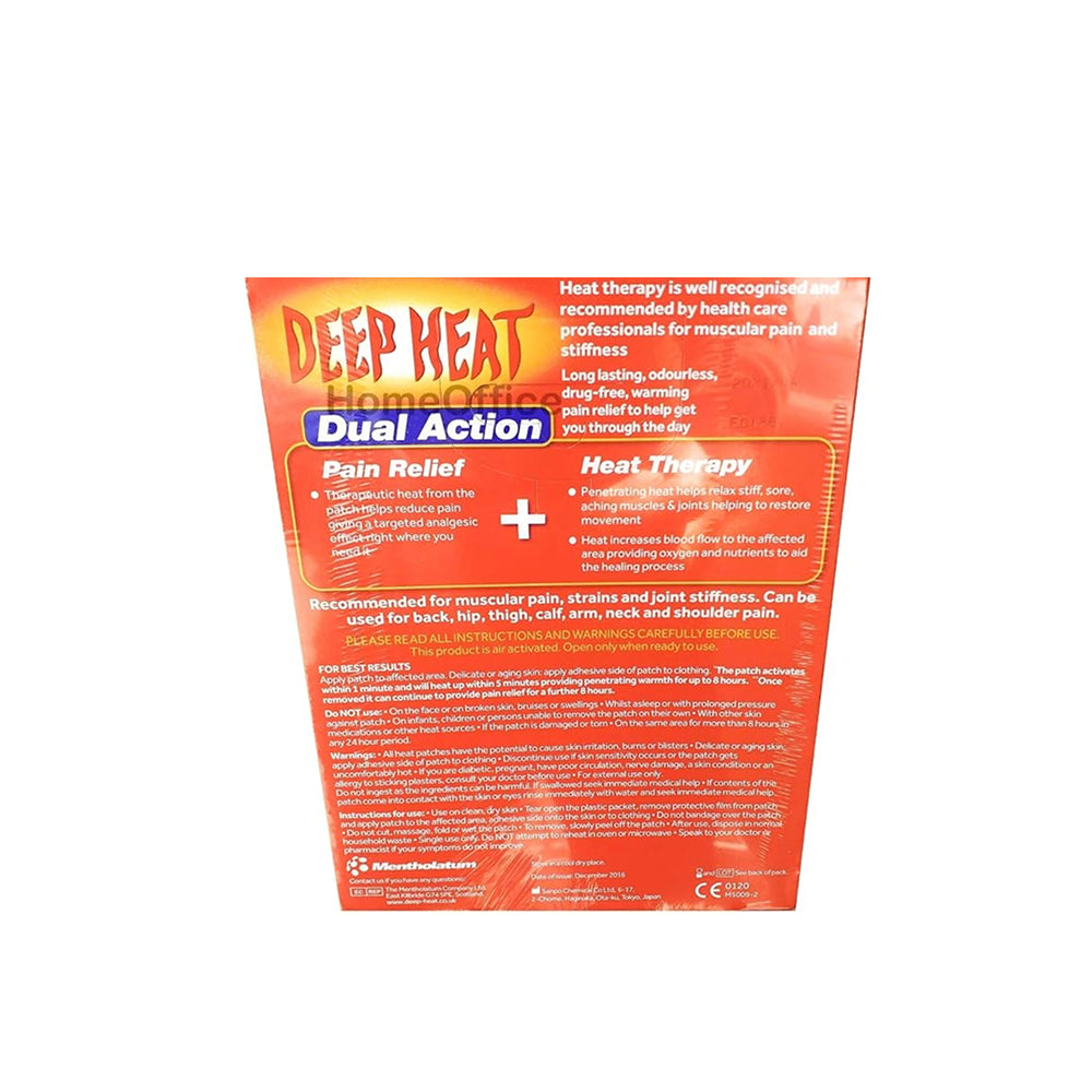 Deep Heat Pain Relief Heat Patch - Single Patch / 4 Pack