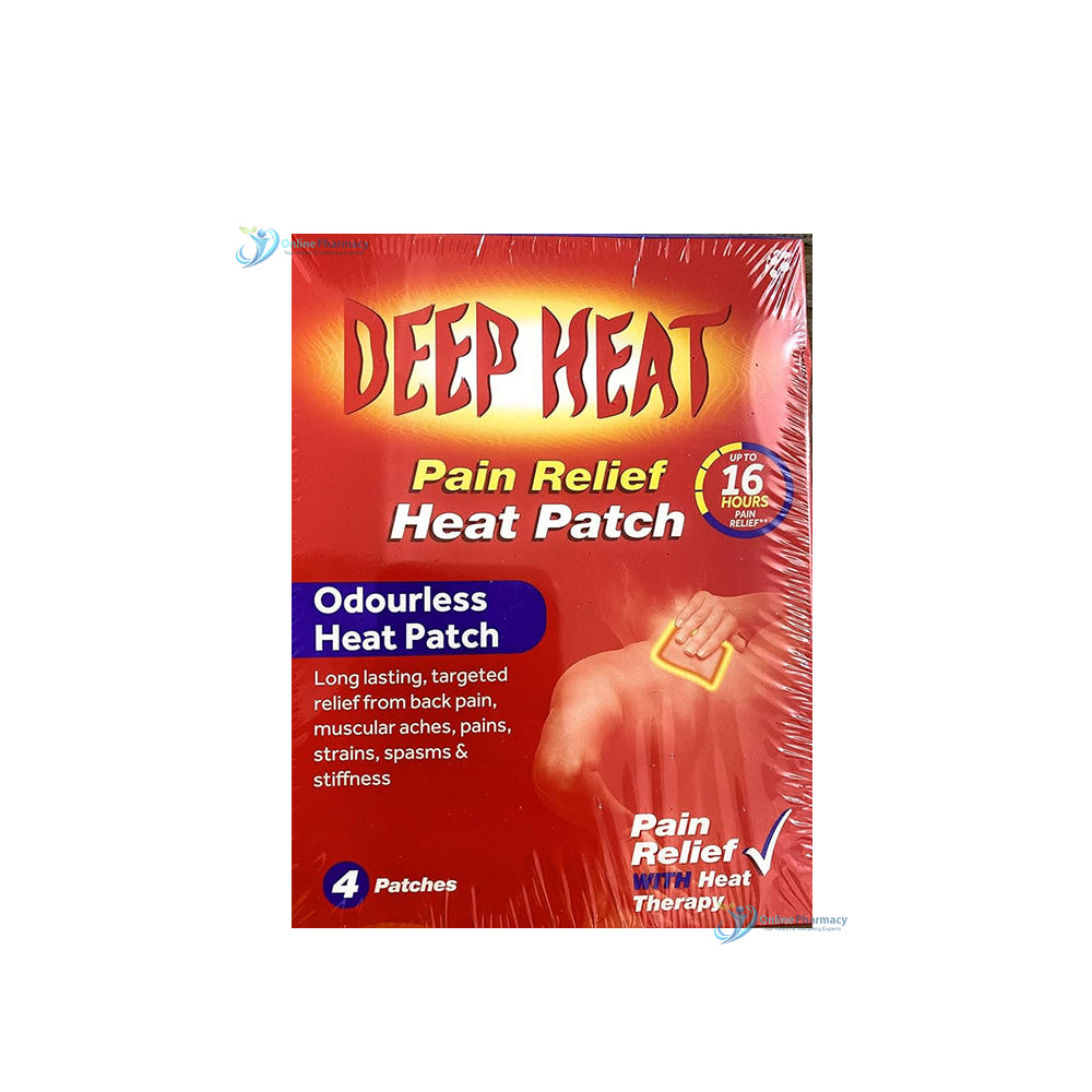 Deep Heat Pain Relief Heat Patch - Single Patch / 4 Pack