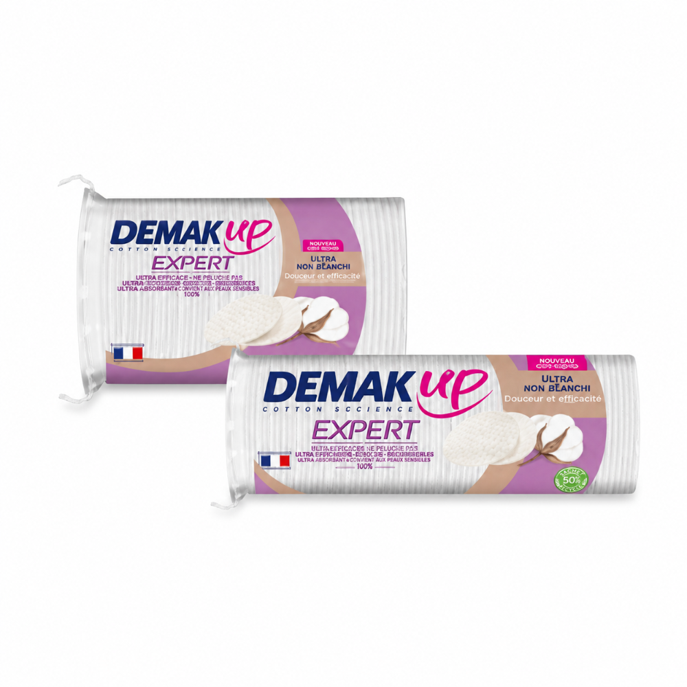 Demak Up Expert Cotton Pads (Oval) - 50 Pack