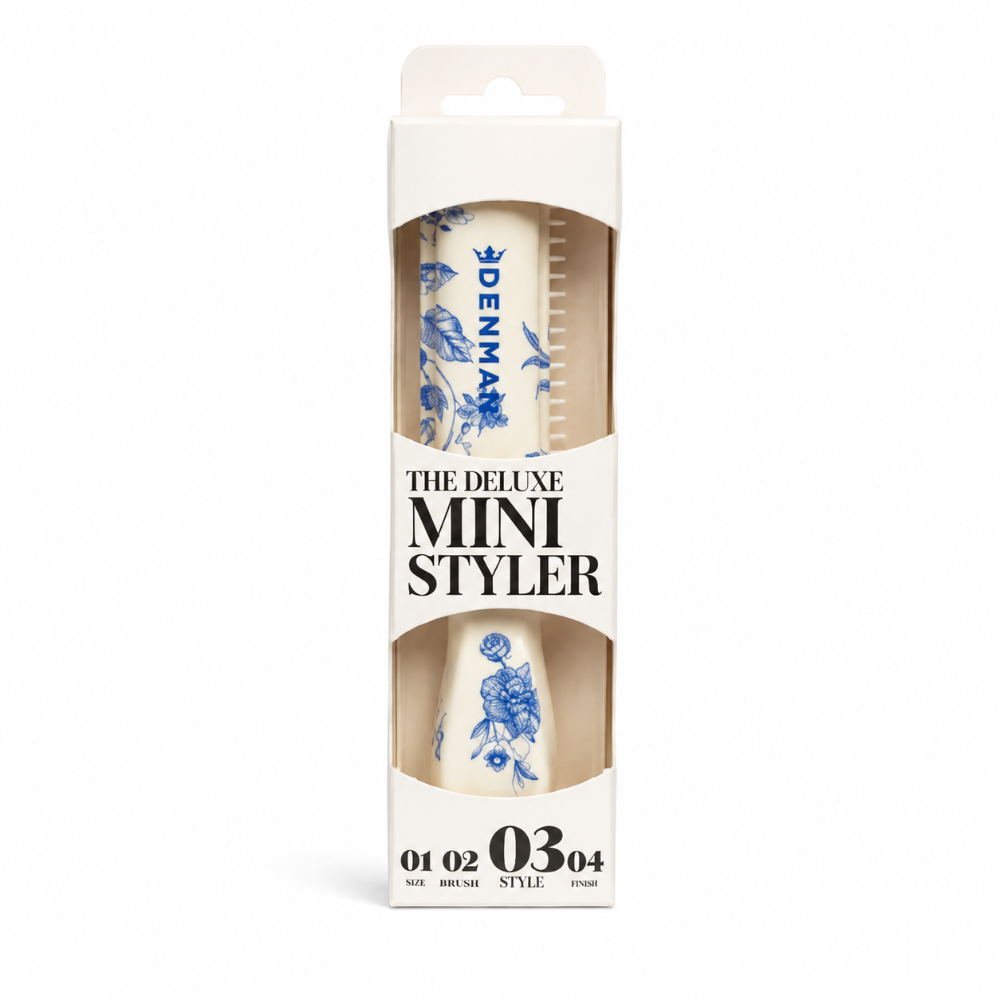 Denman Deluxe D14 Blue Belle Mini Styler Brush