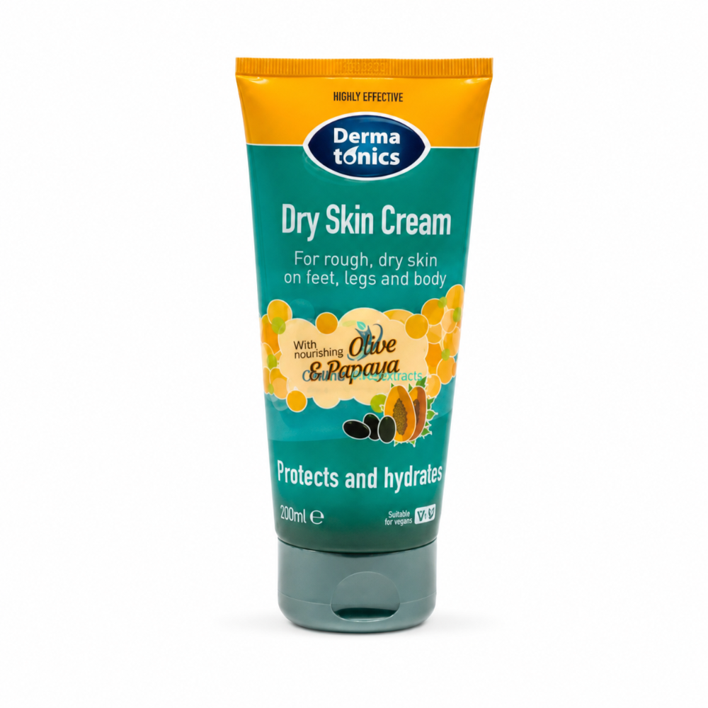 Dermatonics Dry Skin With Olive & Papaya - 500ml