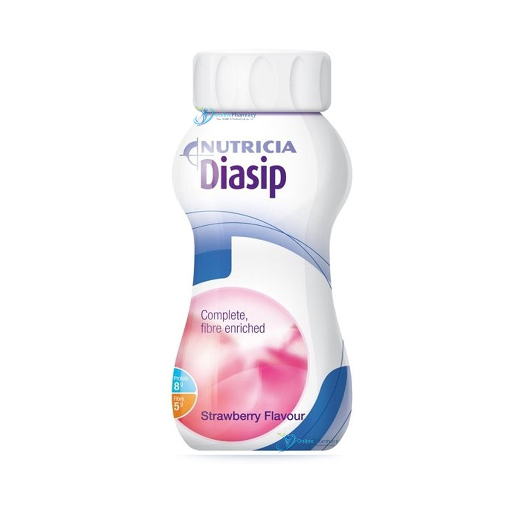 Diasip Feed Strawberry - 200ml / Box of 24 x 200ml