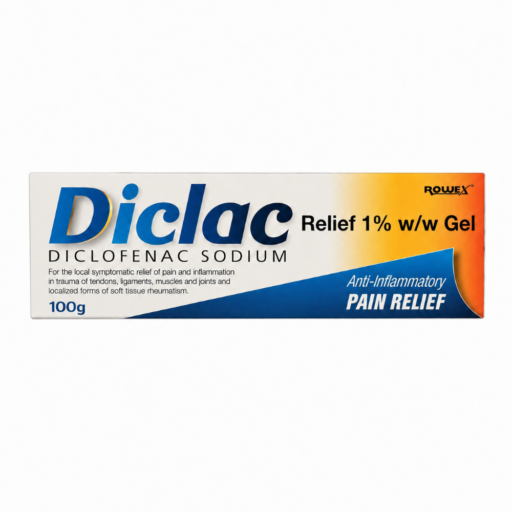 Diclac Relief Diclofenac 1% Pain Relief Gel - 100g