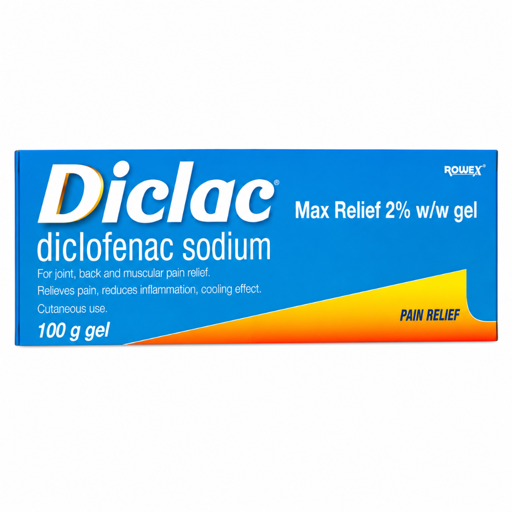 Diclac Relief Diclofenac 2% Pain Relief Gel - 100g
