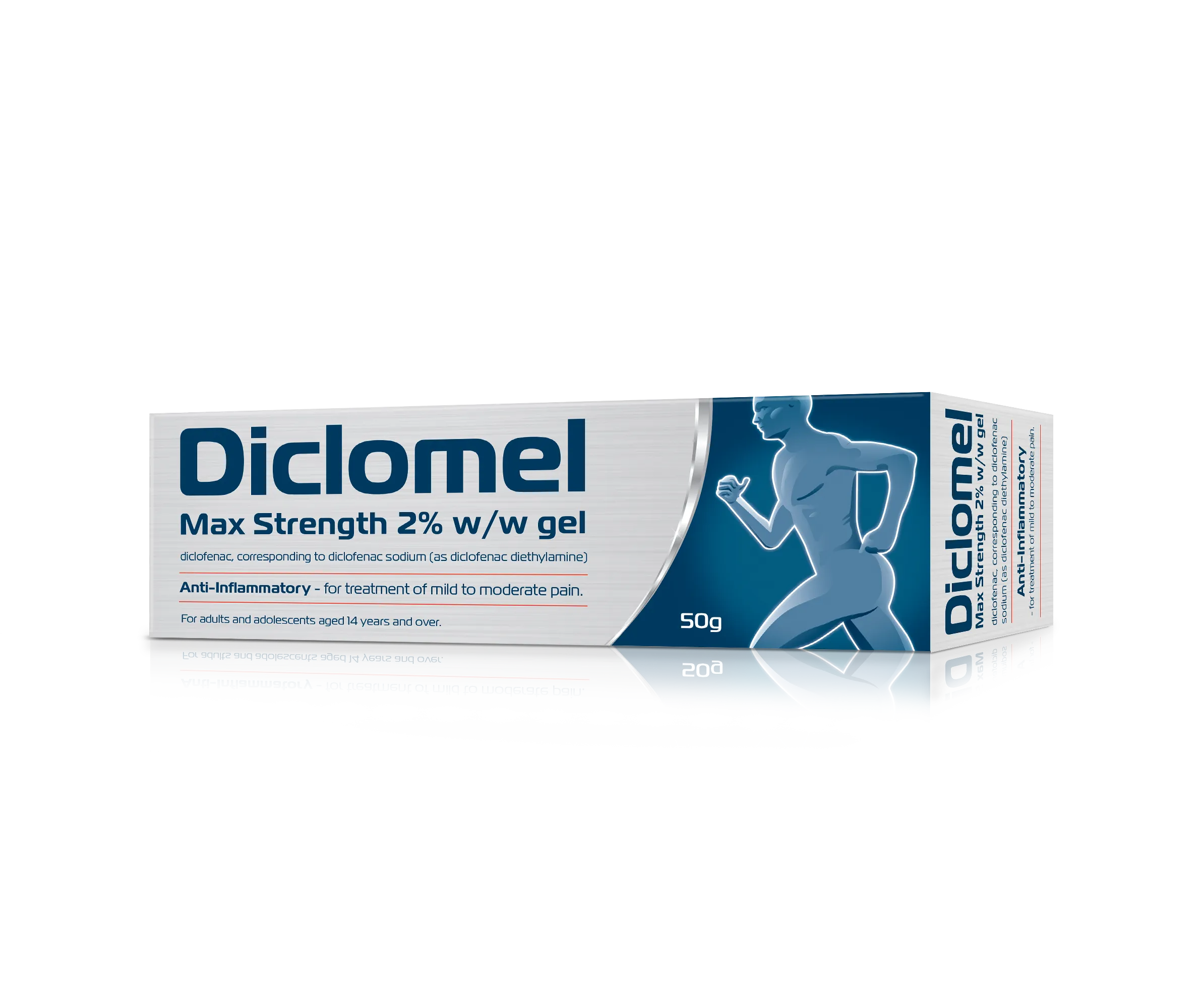 Diclomel Max Strength 2% Diclofenac Gel - 50g/100g