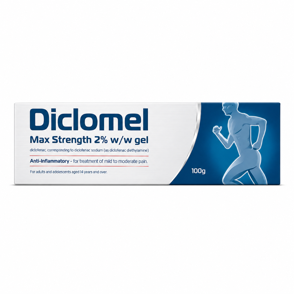 Diclomel Max Strength 2% Diclofenac Gel - 100g