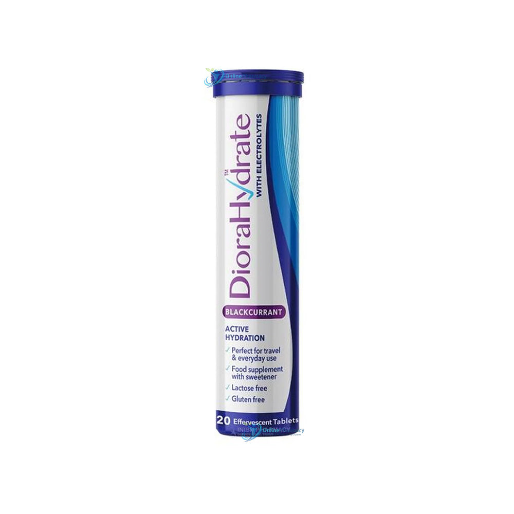 DioraHydrate Blackcurrant Effervescent Tablets - 20 Pack