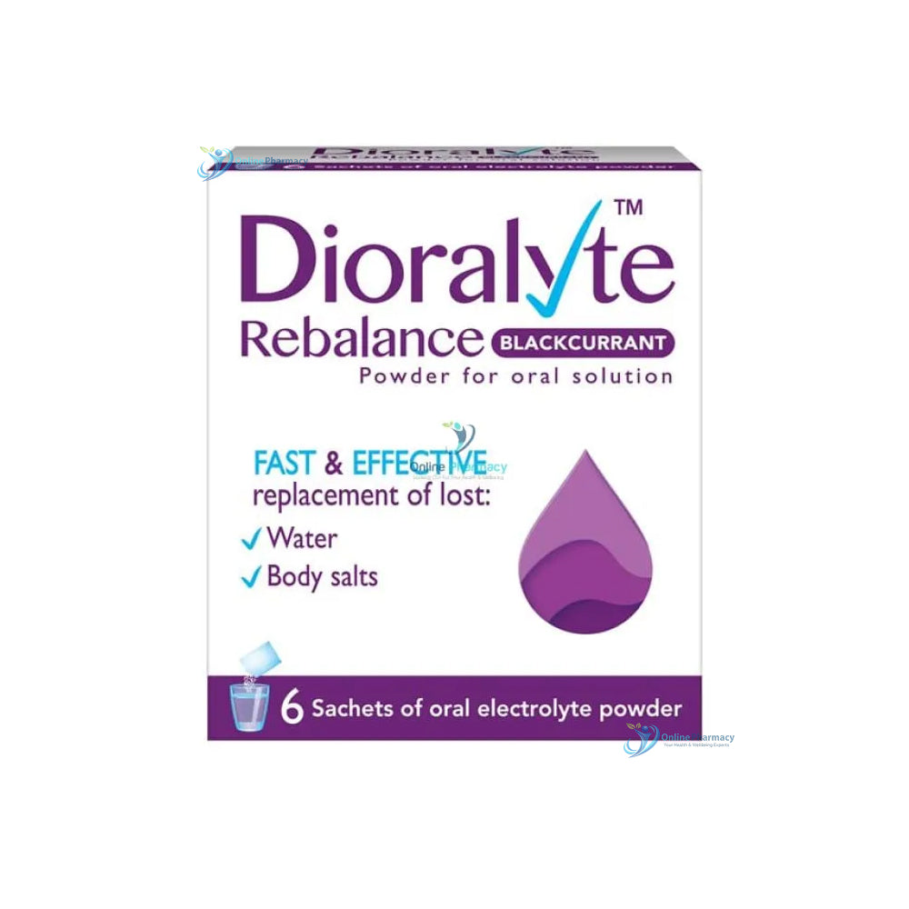 Dioralyte Rebalance Blackcurrant Sachets - 6 Pack