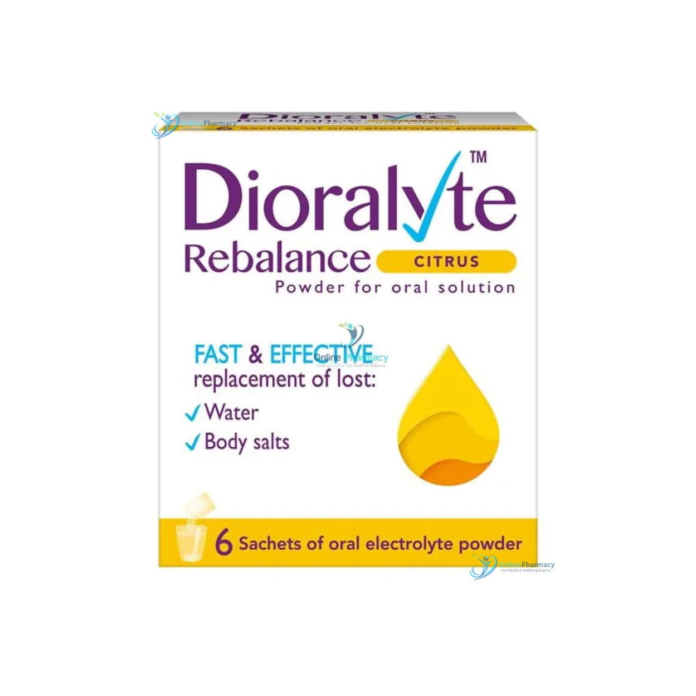 Dioralyte Rebalance Citrus Sachets - 6 Pack