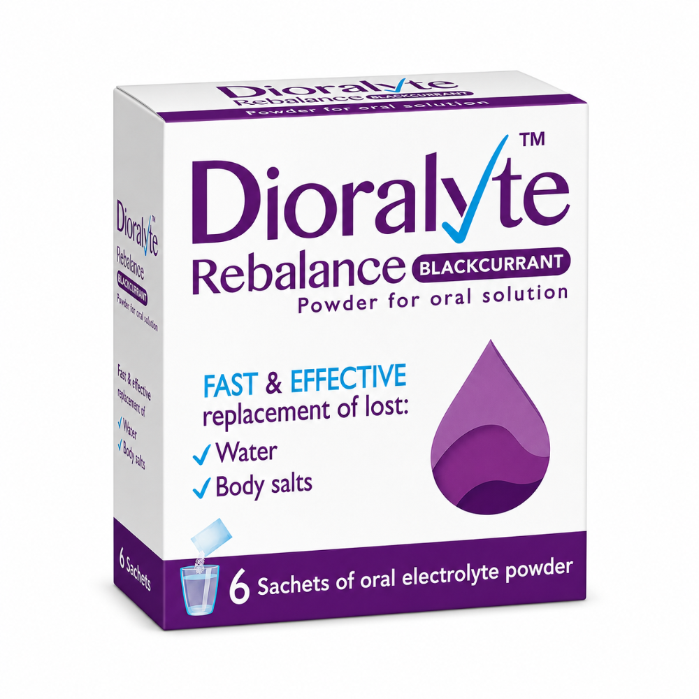 Dioralyte Rebalance Blackcurrant Sachets - 6 Pack