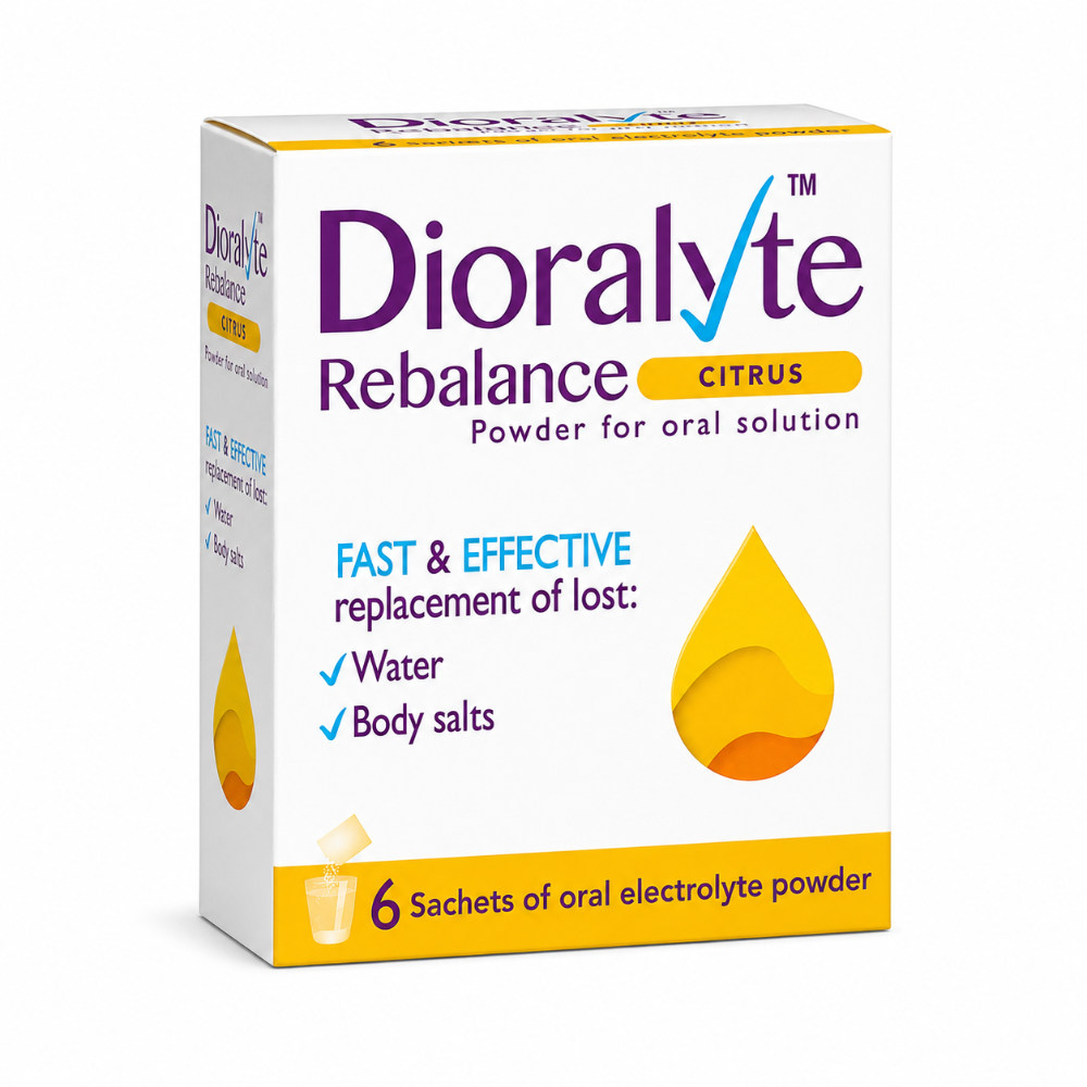 Dioralyte Rebalance Citrus Sachets - 6 Pack