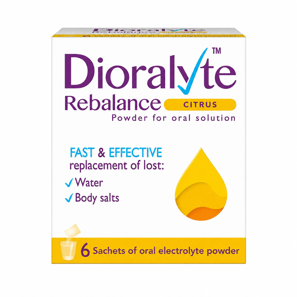 Dioralyte Rebalance Citrus Sachets - 6 Pack