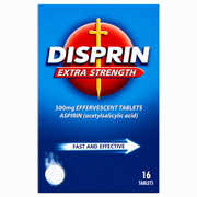 Disprin Extra Strength Effervescent Aspirin - 16 Pack