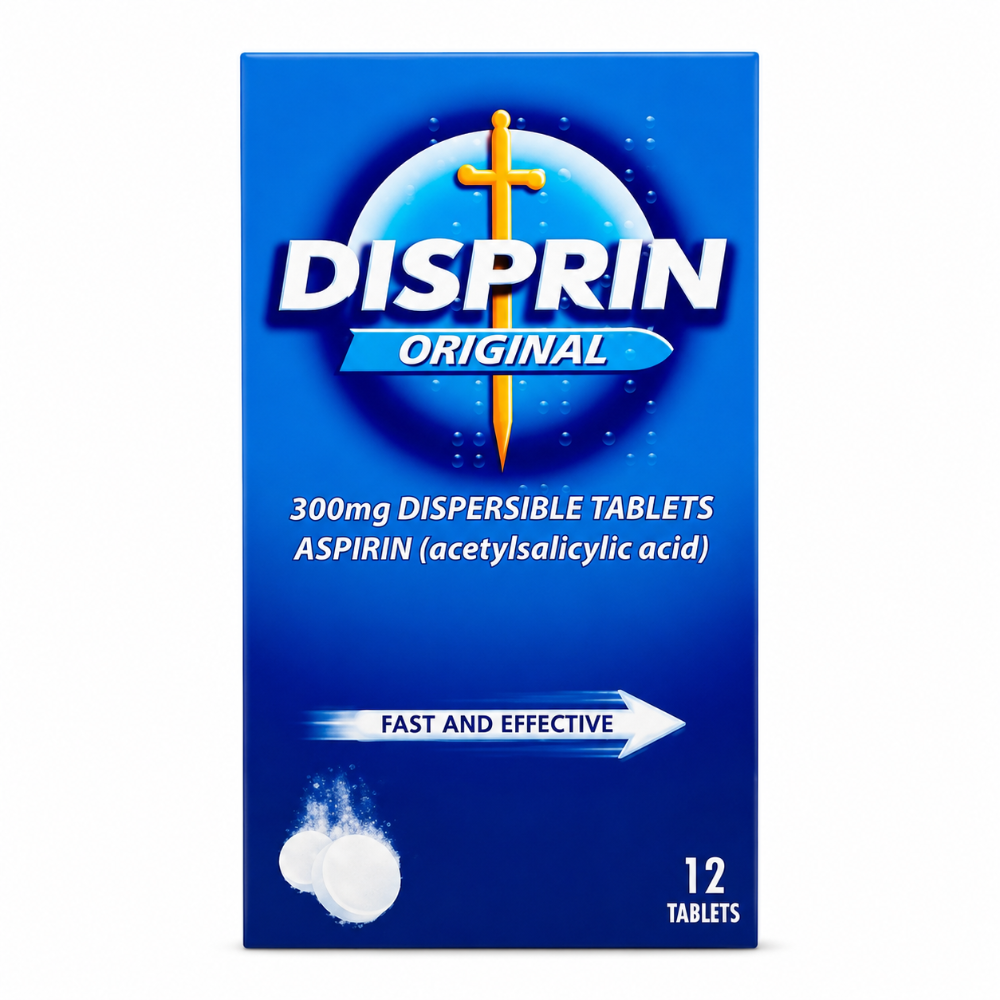 Disprin Original 300mg Dispersible Tabs - 12 Pack