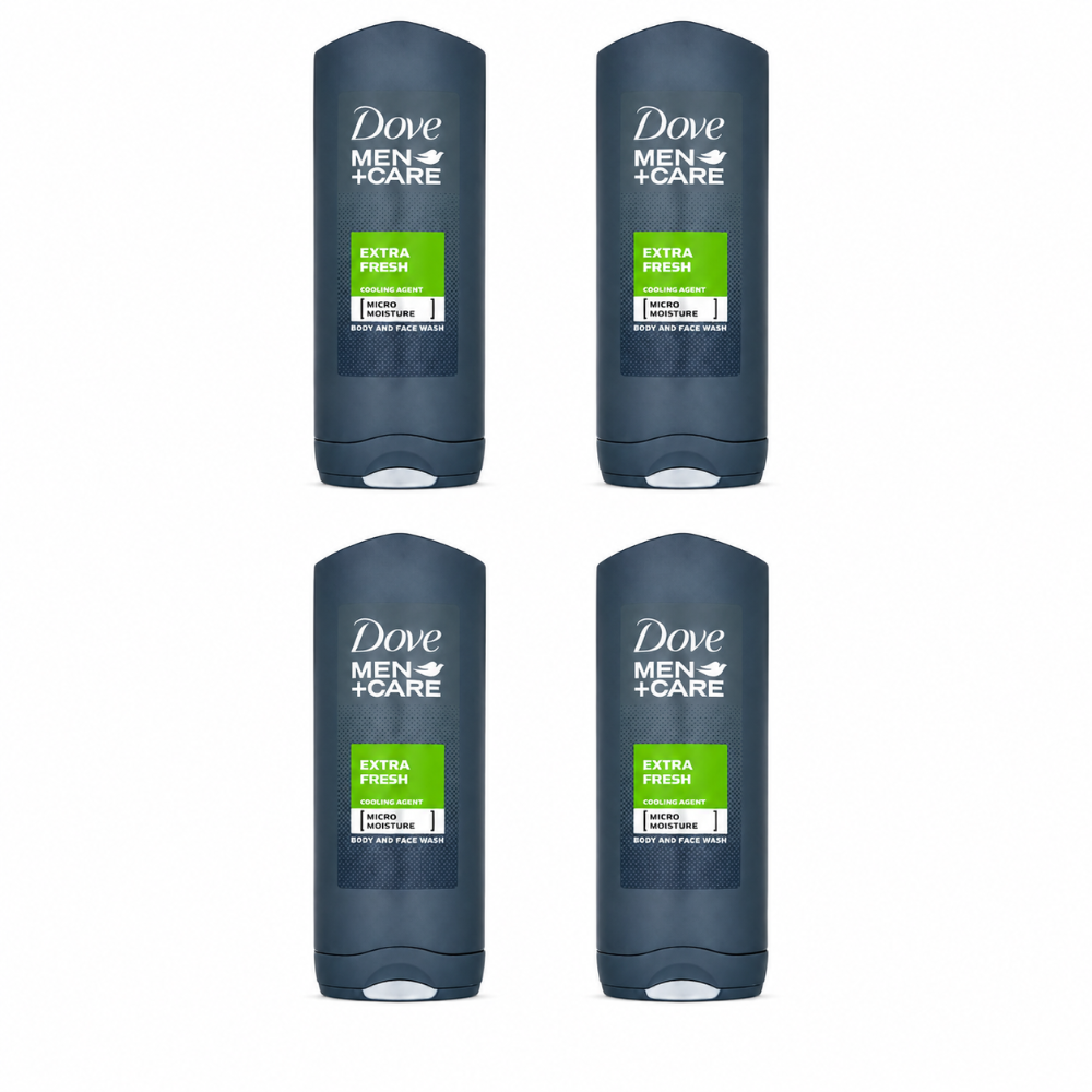 Dove Men Care Extra Fresh Body Wash - 4Pack