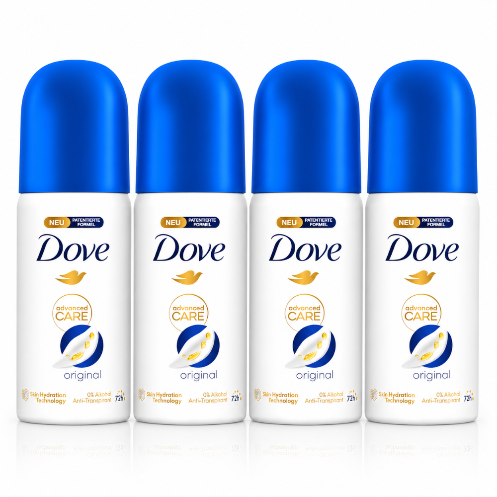 Dove Advanced Care Anti-Perspirant Deodorant 4 Pack Bundle