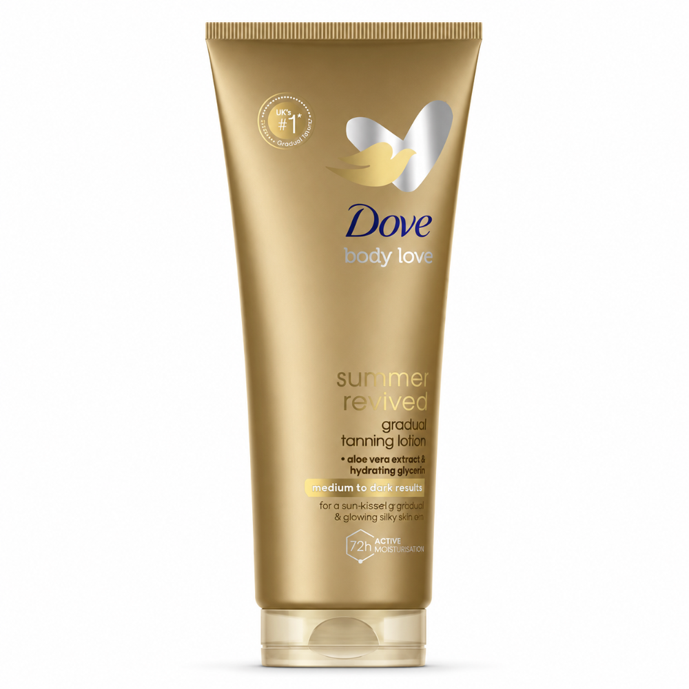 Dove DermaSpa Summer Revived Medium to Dark Gradual Tanning Lotion - 200ml