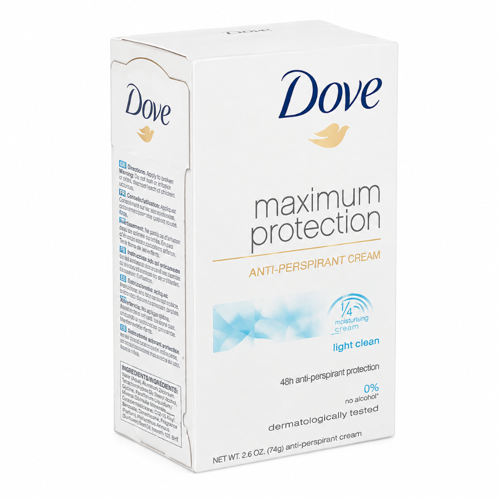Dove Maximum Protection Original Clean Antiperspirant Cream Stick - 45ml