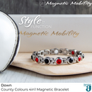 4in1 Magnetic Bracelet: County Colours | Magnetic Mobility