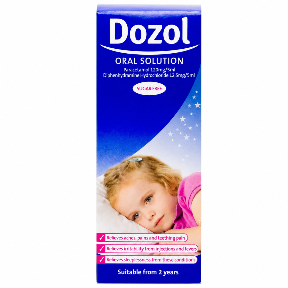 Dozol Sugar Free Oral Solution with Dosing Syringe - 100ml