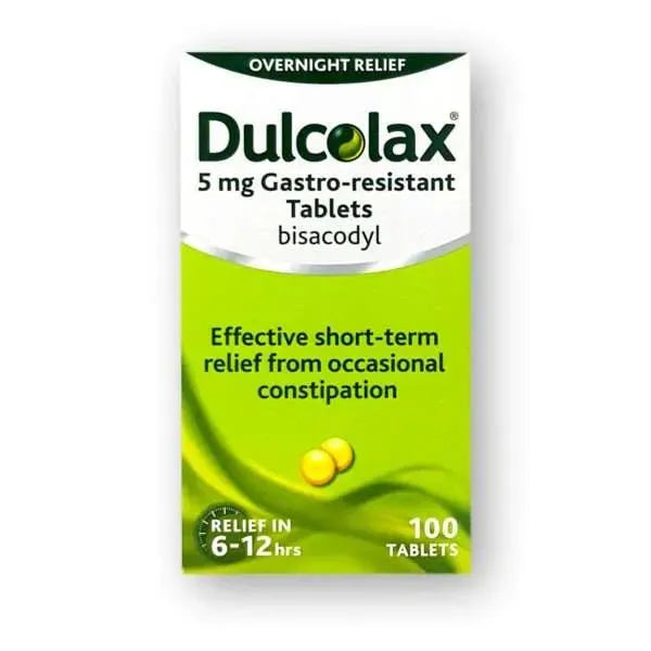 Dulcolax 5mg Gastro Resistant Tablets - 100 Pack