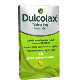 Dulcolax 5mg Gastro Resistant Tablets - 20/40/60 Pack