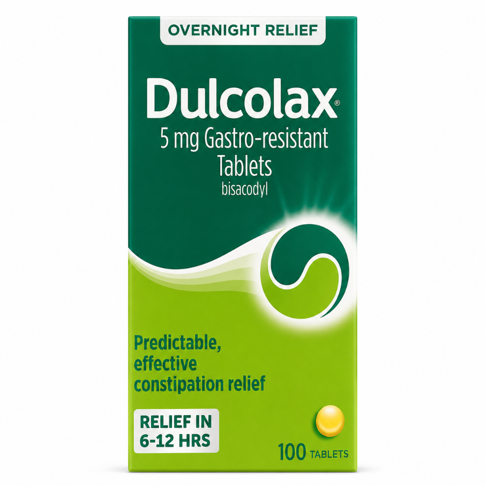 Dulcolax 5mg Gastro Resistant Tablets - 100 Pack