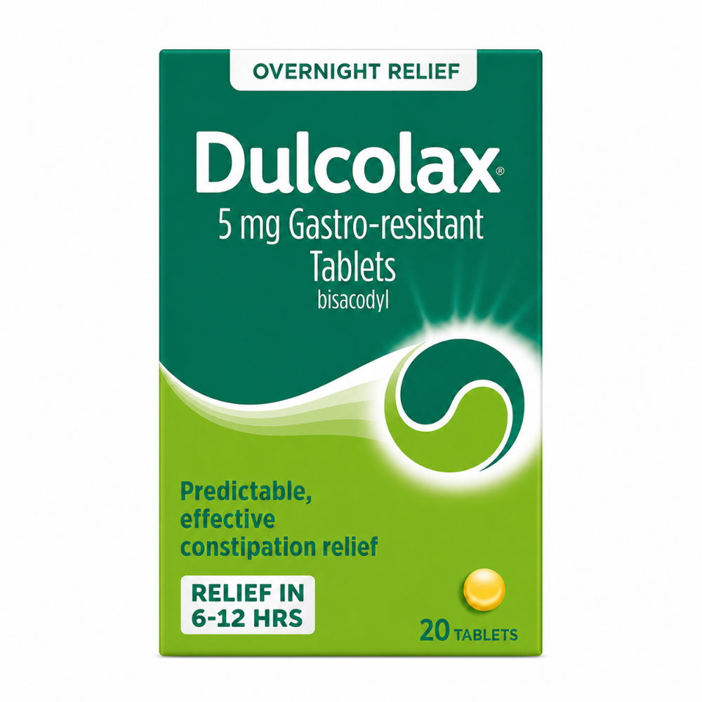 Dulcolax 5mg Gastro Resistant Tablets - 20/40/60 Pack