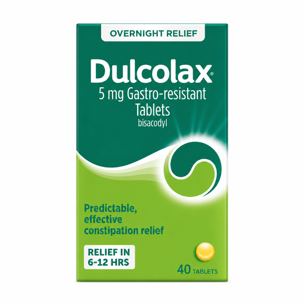 Dulcolax 5mg Gastro Resistant Tablets - 20/40/60 Pack